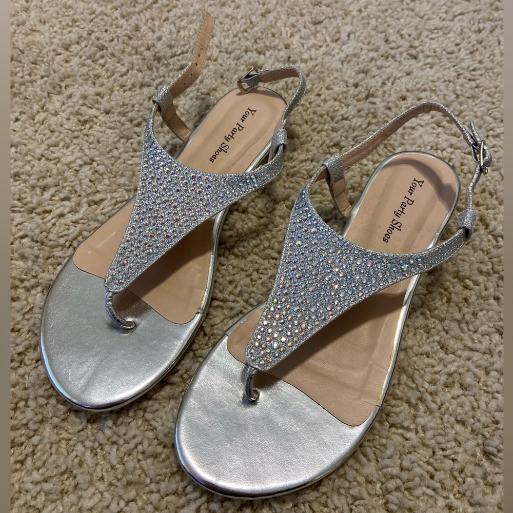 Your Party Shoes silver sandal